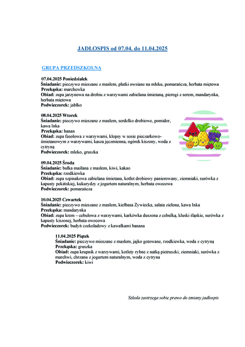 jadospis grupy przedszkolnej 0704 11042025r