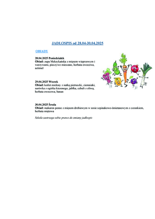 jadospis obiady 2804 30042025r